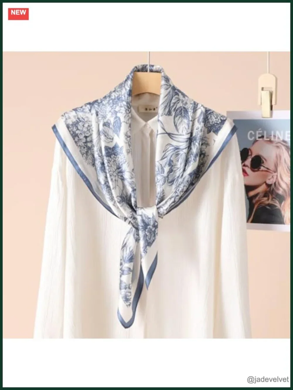 100% Mulberry Silk Scarf for Women Neck Large Square Bandana Head Wrap 35x35